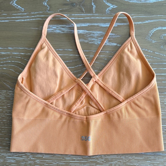 DSG Orange Ribbed Bralette - Picture 2 of 6